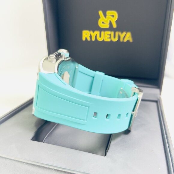 Luxury Rugged Metal Case Band for Apple Watch 9/8/7/SE/6/5/4 44/45mm - Picture 2 of 9